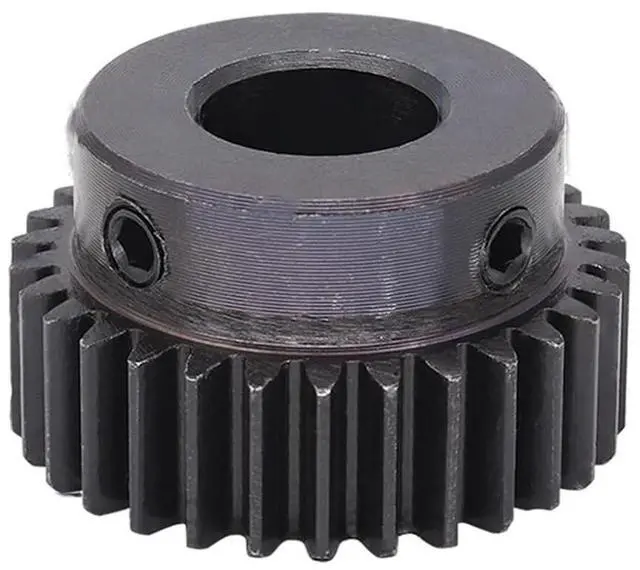 Main image of 1pc 30T Spur Gear 1 Module Carbon Steel Pinion Gear with 5-16mm Bore for Agricultural and Mechanical Applications(1m 30t-bore 12.7 mm)