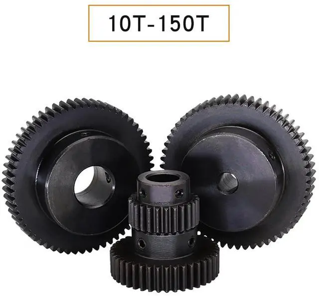 Alt view image 7 of 7 - 1pc 30T Spur Gear 1 Module Carbon Steel Pinion Gear with 5-16mm Bore for Agricultural and Mechanical Applications(1m 30t-bore 12.7 mm)