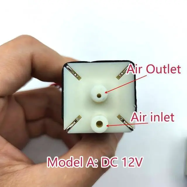 Alt view image 4 of 5 - CJVP28 Small Vacuum Air Pump DC 12V/20V Micro Diaphragm Self Priming Suction Pump Negative Pressure Pump DIY Monitor(Model B 20V)