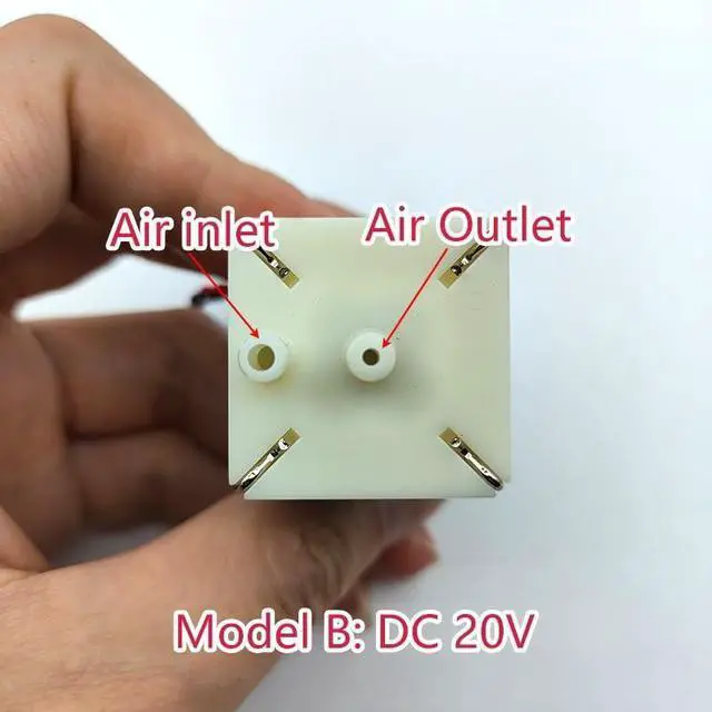 Alt view image 5 of 5 - CJVP28 Small Vacuum Air Pump DC 12V/20V Micro Diaphragm Self Priming Suction Pump Negative Pressure Pump DIY Monitor(Model B 20V)