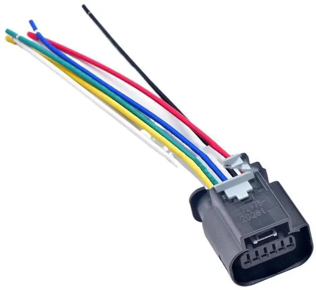 Main image of 6 Pin Car Temperature Sensor Connector Air Flow Meter Throttle Plug 2272975-1 2272975-5 2272975-9(Plug with wires)