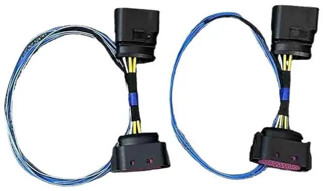 Main image of 10 to 12 Pins HID Xenon Headlight Connector Wiring Fit for Jetta MK5 Fit for Golf MK4 R32