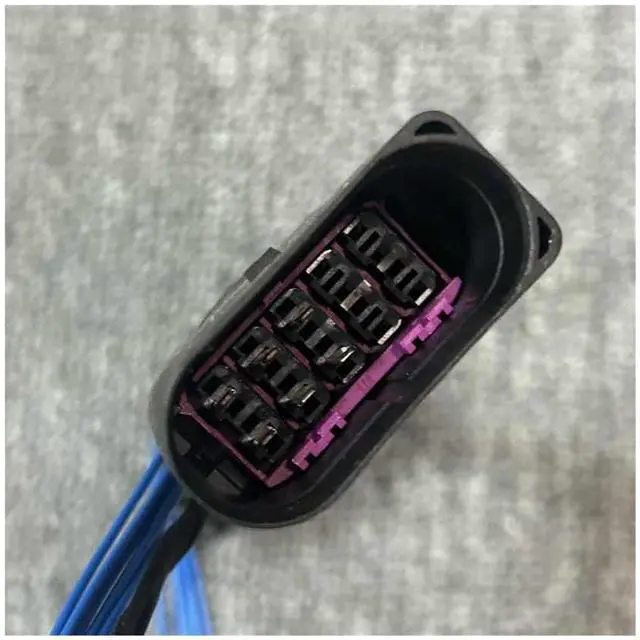 Alt view image 6 of 6 - 10 to 12 Pins HID Xenon Headlight Connector Wiring Fit for Jetta MK5 Fit for Golf MK4 R32