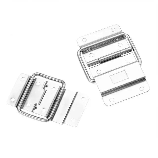 Alt view image 4 of 6 - Cabinet Hinges Furniture Fittings Air/Flight Case Doors Tool Boxes Lockers Support Hinge Box Accessories Tool Hardware(37x38mm)