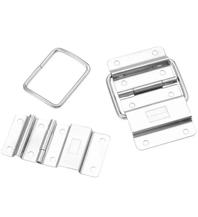 Alt view image 5 of 6 - Cabinet Hinges Furniture Fittings Air/Flight Case Doors Tool Boxes Lockers Support Hinge Box Accessories Tool Hardware(37x38mm)