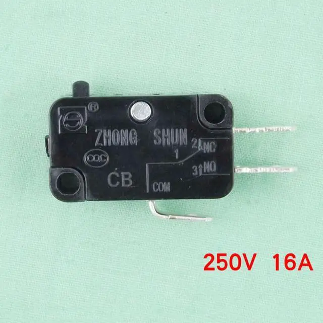 Alt view image 2 of 5 - High Power 250V&16A Micro Switch Fit for Microwave Electric Rice Cooker Repair Kits