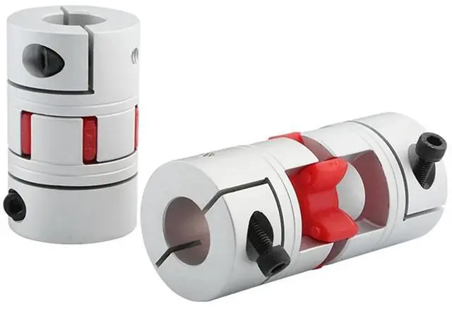 Alt view image 3 of 5 - 1pcs Aluminum Plum Flexible Shaft Coupling D40 L55 Motor Connector Flexible Shaft Adapter Coupler 8/10/12/14/16/18/20/22mm(12x12)