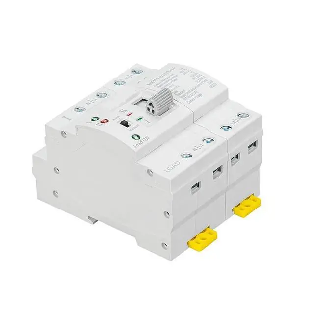 Alt view image 3 of 5 - MES1-63NS/4P AC 400V 63A 4 Poles Mini Household ATS Dual Power Automatic Transfer Switch for Home Use Pc Class