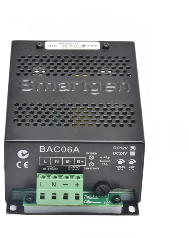 Alt view image 3 of 3 - BAC06A 12V 24V Diesel Generator Set Battery Intelligent Charger Switching Power Supply Automatic Battery Float Charger(BAC06A 24V)
