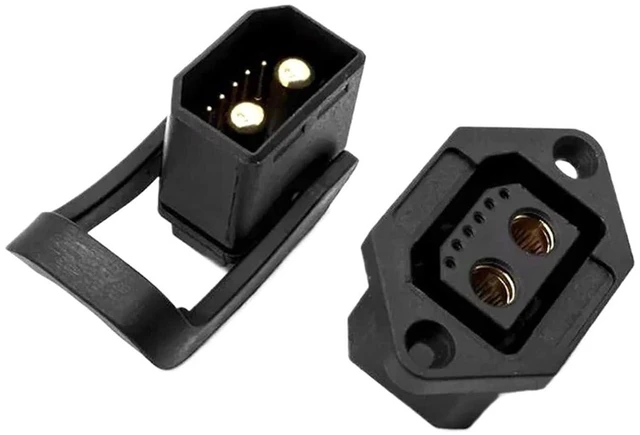 Alt view image 2 of 7 - 2+6 80A Lithium Connector High Current Electric Vehicle Discharging Power Plug Socket E-Bike Male Female 8Pin Connectors(Male)