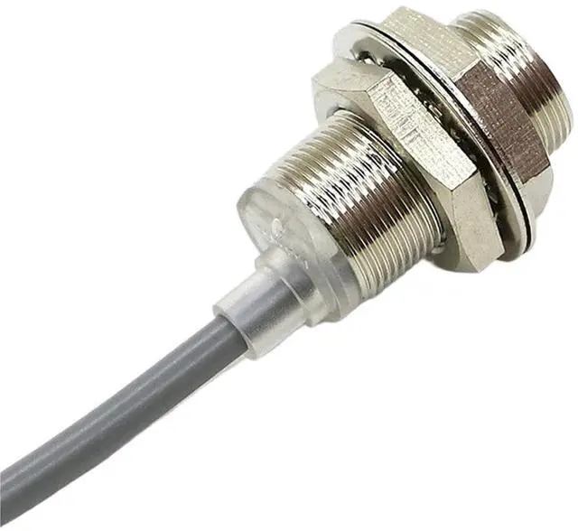 Alt view image 2 of 4 - 1pcs Effect Proximity Sensor SR18-10DP2 Cylinder Metal 10mm Hall Magnetic Sensor