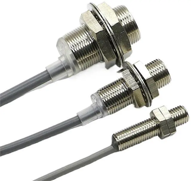 Alt view image 4 of 4 - 1pcs Effect Proximity Sensor SR18-10DP2 Cylinder Metal 10mm Hall Magnetic Sensor