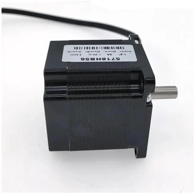 Alt view image 3 of 6 - 57BYG Stepper Motor 56mm 2 Phase 1.8 Degree 3A 1.2N.m Hybrid Driver Motor Nema 23 Step Motor