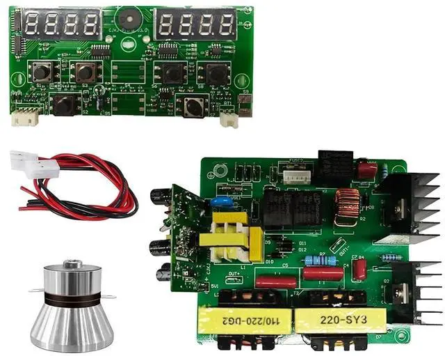 Main image of 120W Ultrasonic Cleaner PCB Driver Boards Circuit Board Kit with 40KHz 2 PCS Ultrasounic Transducer(110V)