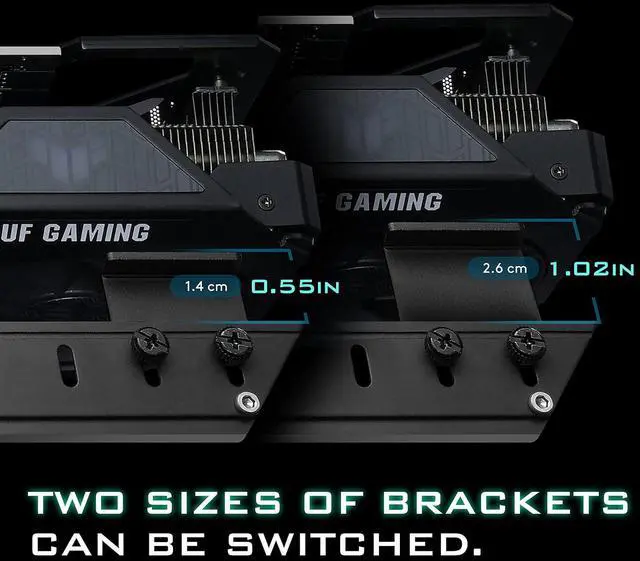 Alt view image 3 of 7 - 309EZ GPU Holder Brace,Graphics Card Support Bracket-Black