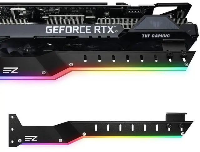 Main image of 309EZ ARGB GPU Holder Brace, Graphics Card Support Bracket, Black