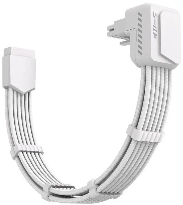 Main image of Shield PCIe 5.1 12V-2x6 90° GPU Extension Cable, White, RVS