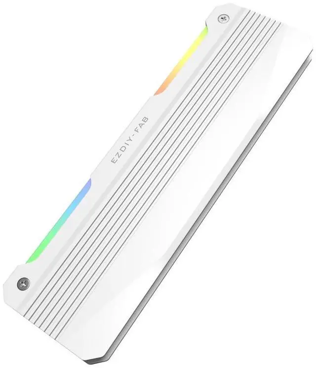Main image of RH01 ARGB RAM Heatsink, DDR4/DDR5 Memory Cooler, 1-Pack, White