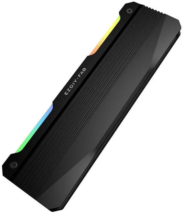 Main image of RH01 ARGB RAM Heatsink, DDR4/DDR5 Memory Cooler, 1-Pack, Black