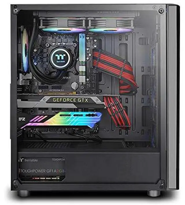 Alt view image 5 of 7 - RGB GPU Holder 5V 3-Pin Colorful RGB Graphics Card GPU Support Video Card Holder Bracket, Video Card Sag Holder/Holster Bracket- 309-1