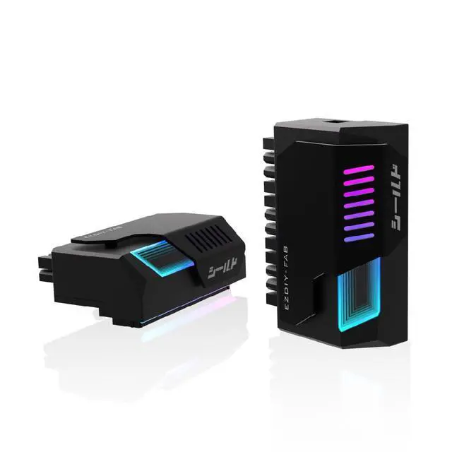 Main image of Shield ATX 24-Pin 90° Angle Adapter, Infinity Mirror ARGB, Black