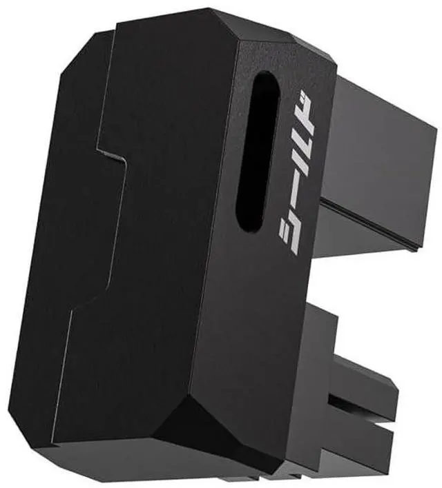 Main image of Shield Series 8-Pin PCIe GPU Power Adapter,180-Degree U-Turn Angled Connector, Aluminum Design for Graphics Cards Reverse Type,Black-1 Pack