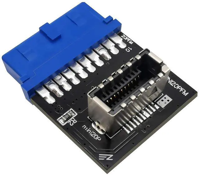 Main image of USB 3.0 (3.1 Gen 1) Internal (19-Pin) Header to USB 3.1/3.2 Type-C (20-Pin) A-Key Front Panel Adapter