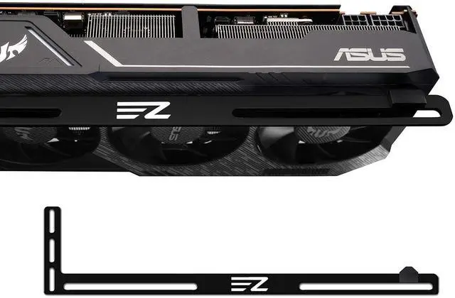 Main image of GPU Holder,Graphics Card Brace Support,Video Card Holder,GPU VGA Bracket for Custom Desktop PC Gaming-3mm Aluminum-Black