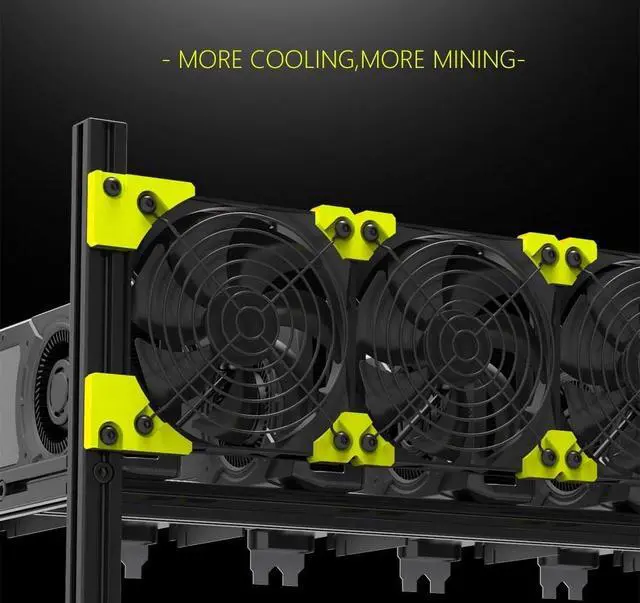 Alt view image 5 of 6 - 12cm 120mm 200CFM 4000RPM CPU Cooling Fan 12V DC 4-Pin Molex PC Computer High CFM Cooling Case Fan with Metal Finger Guard Grill