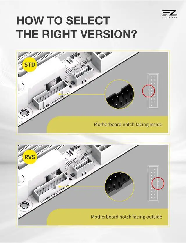 Alt view image 5 of 7 - USB 3.2 Gen 1/USB 3.0 Front Panel Header 19-Pin to Type-E 90 Degree Adapter, Motherboard Internal Header Adapter Converter-White-STD