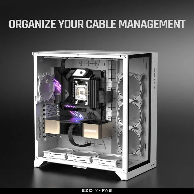 Alt view image 7 of 7 - PCIE 5.0 12VHPWR Sleeved Cable Kit, 16AWG Power Supply Cable Extension, PC PSU Sleeved Cable, 24PIN-ATX/(4+4) PIN-EPS/(12+4) PIN to 4X 8 PIN PCIE- RTX4090/4080/4070Ti Extension Cable- Black