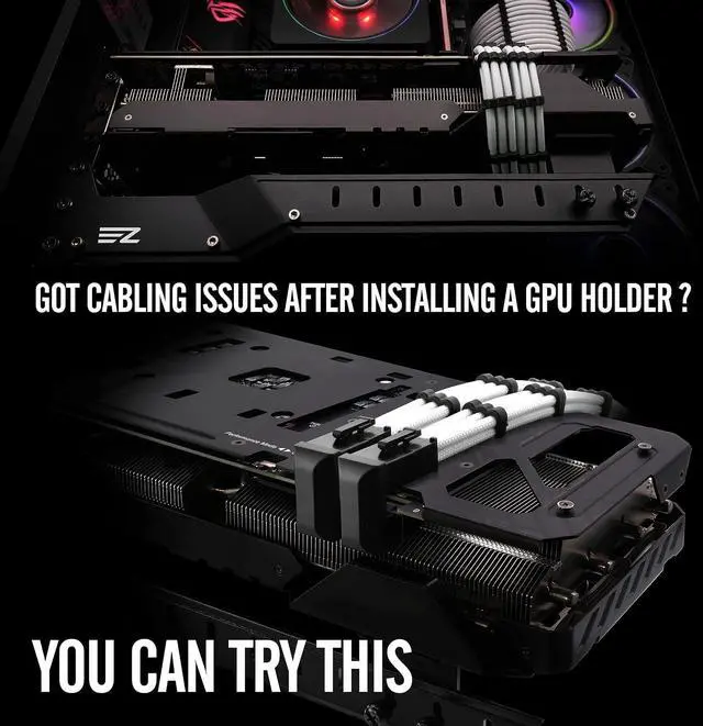 Alt view image 5 of 7 - GPU VGA PCIe 6 Pin U Turn 180 Degree Angle Connector Power Adapter Board for Desktop Graphics Card-Standard+Reverse Type 2-Pack