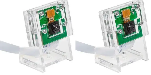 Main image of for Raspberry Pi Camera Module with Case, 5MP 1080P for Raspberry Pi 5, 4, 3/3B+ and More (Pack of 2)