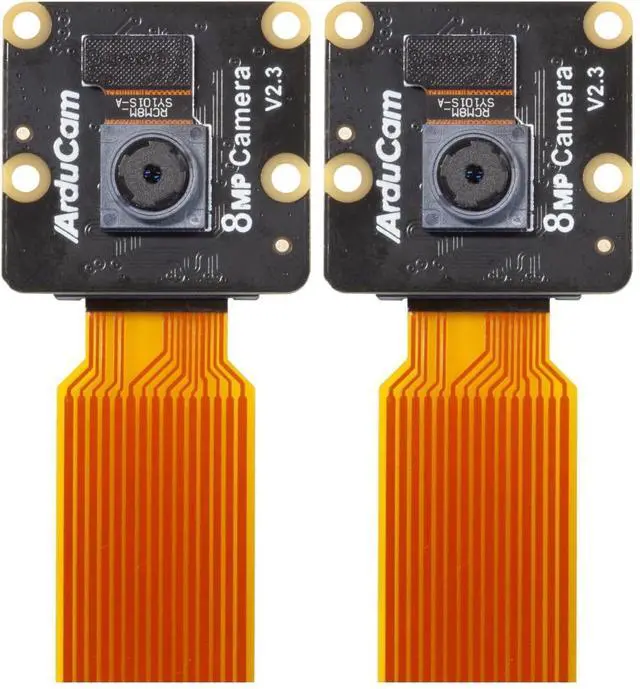 Main image of for Raspberry Pi Noir Camera Module, 8MP IMX219 RPi-CAM-V2 Night Vision for Raspberry Pi 5, 4B, 3B+, 3B, 2B, Pi Zero & W (Pack of 2)