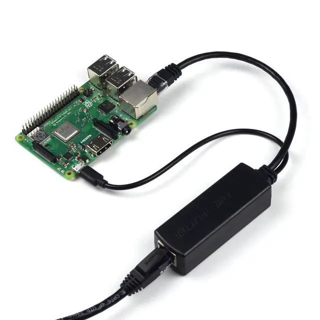 Alt view image 2 of 6 - PoE Splitter Gigabit 5V - Micro USB Power and Ethernet to Raspberry Pi 3B+, Work with Echo Dot, Most Micro USB Security Camera and Tablet - IEEE 802.3af Compliant (Pack of 2)