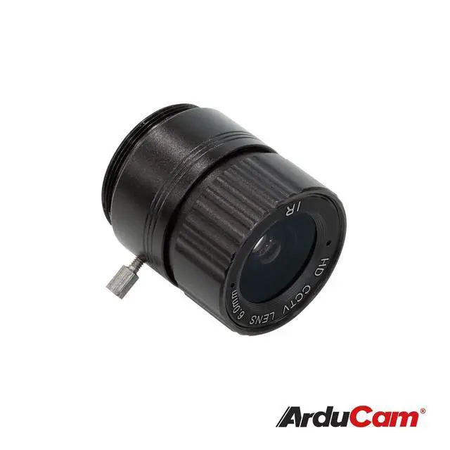 Alt view image 2 of 6 - Lens for Raspberry Pi HQ Camera, Wide Angle CS-Mount Lens, 6mm Focal Length with Manual Focus (Pack of 2)