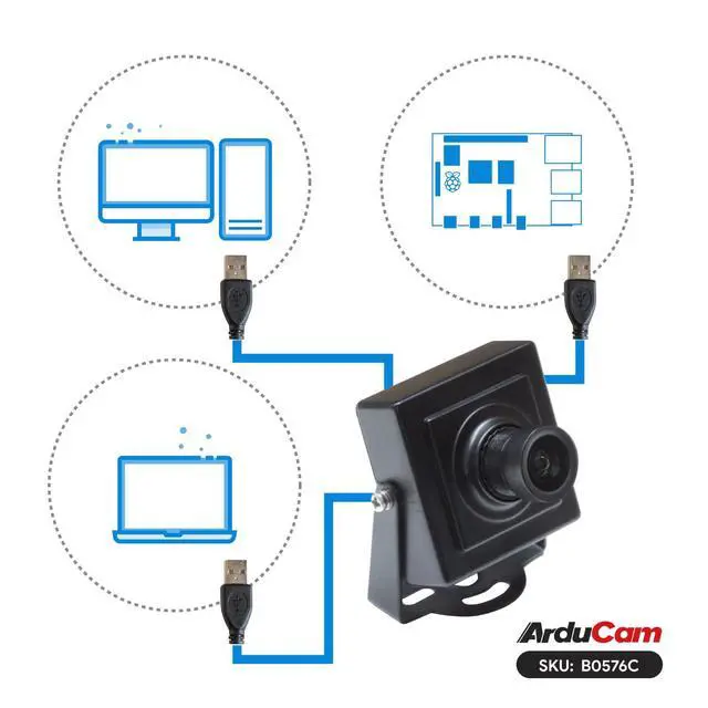 Alt view image 6 of 7 - Starvis USB Camera Module, 1080P Low Light Webcam, Mini UVC USB2.0 Lightburn Camera for PC, Laptop, Raspberry Pi
