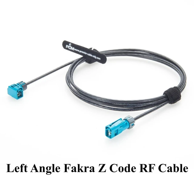 Alt view image 5 of 7 - IP67 Right Angle Fakra Z Code Female to Female Automotive RF Cable (2M)