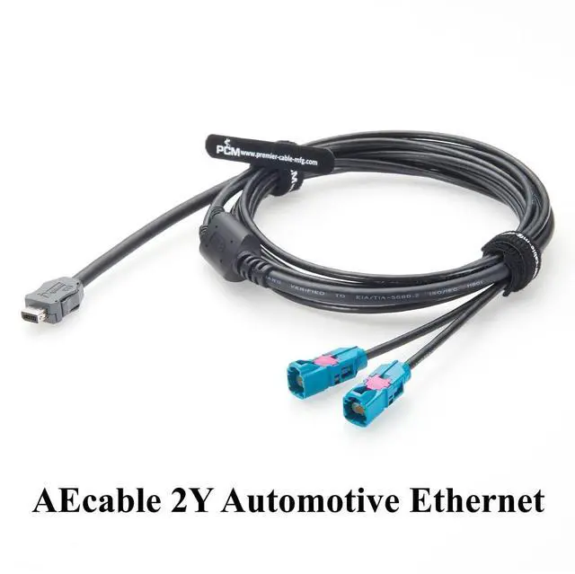 Alt view image 5 of 7 - AEcable 2Y Automotive Ethernet Cable IX to Dual H-MTD Z Code E6S10A-1CAZ5-Z Male Cable 100BASE-T1/1000BASE-T1 for ADAS, Autonomous Driving, in-Vehicle Network(2M/6.6FT)