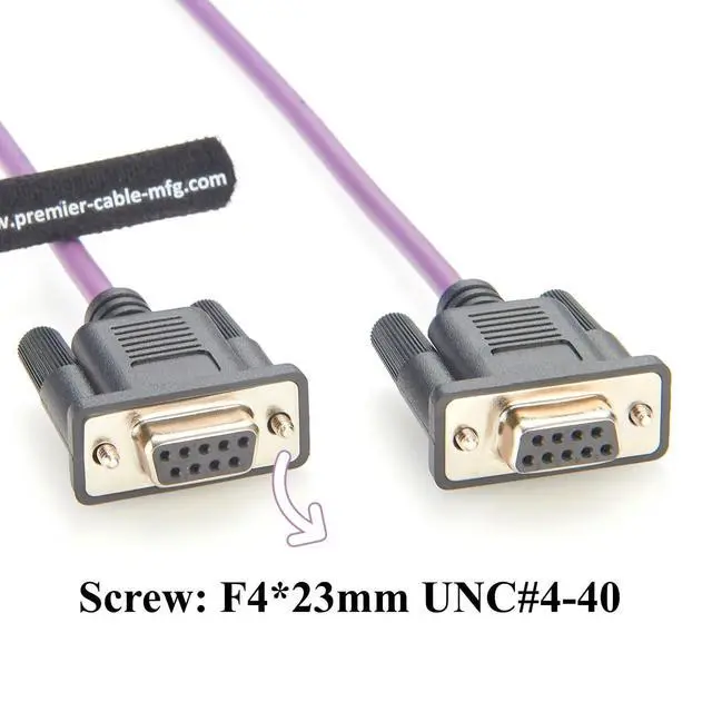 Alt view image 3 of 7 - CAN and CAN FD Connection Cable DB9 Female to Female Non-Terminated Cable(2M/6.6FT)