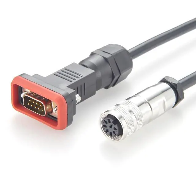 Alt view image 7 of 7 - AISG M16 8 Pin Female to DB9 Male Cable Base Station Antenna AISG RET Control RRU RCU RRH Connection Cable Compatible with ATCB-DB9 for Tower Mounted Amplifier (1M/3.28FT)