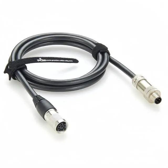 Main image of AISG RET Control Cable M16 8Pin Female to M12 4Pin Male Cable Remote Electrical Tilt Antenna Controller Compatible with TSR48431/2500 for 5G, 4G LTE, 3G Base Station(2.5M/8.2FT)
