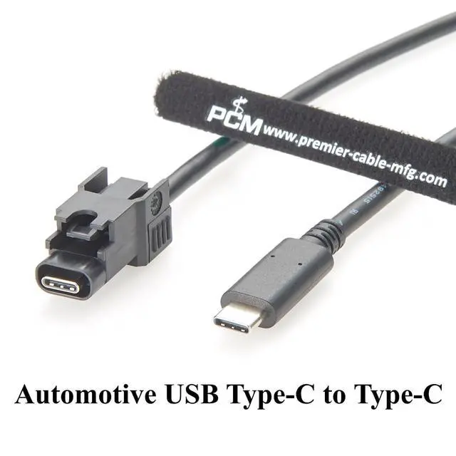Alt view image 4 of 6 - USB 3.1 Type-C Male to HSBridge USB 3.1 C A Code Male Automotive Connection Cable 5Gbps Compatible Amphenol CAA00USBC001150 for Car Cameras, Infotainment, Telematics(1M/3.28FT)