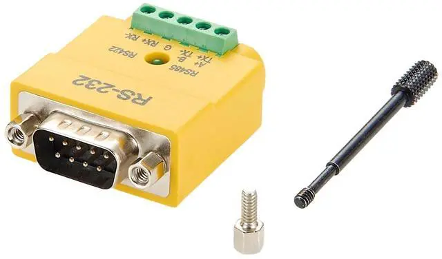 Main image of 2 in 1 DB9 RS232 to RS485 RS422 Serial Converter Plug D-Sub 9Pin Interface to 5 Pin Terminal Block RS485 Communication Adapter Full Duplex Connector (DB9 Male)