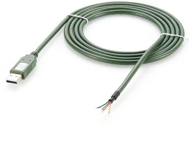 Main image of Compatible USB-RS485-WE-1800 USB 2.0 A to RS485 Serial Wire End Cable with FTDI FT232R Chip USB to UART COM Port Converter for Windows, Linux, MacOS, Android(1.8M/5.91FT)