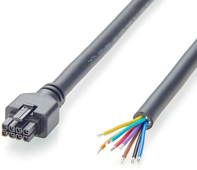 Main image of Compatible with 43025-0800 8 Pin Micro-Fit 3.0 Receptacle Housing to Open End Cable Assembly Dual Row 8 Circuits Power Signal Cable (1PC, 1.5M/4.92FT)