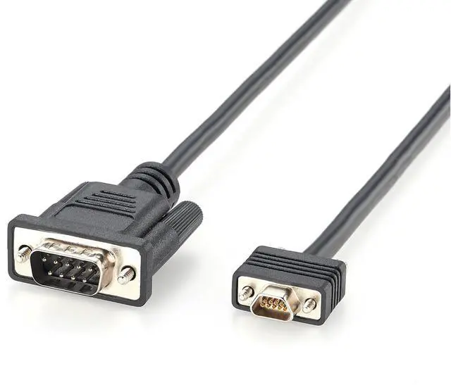 Main image of Micro DB9 to DB9 Male Cable 9 Pin Micro-D D-Sub Serial Cable