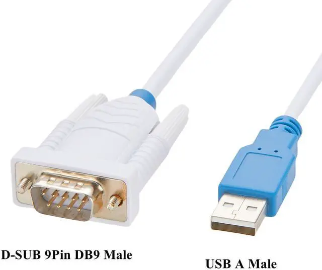 Alt view image 2 of 6 - Industrial Grade FTDI UT232R-200 USB to RS232 Converter Cable with FT232R Chip USB A to DB9 Male Serial Cable Support Level Full-Handshake,VCP,Windows,Linux, Android,macOS,Vista(2M/6.6FT)