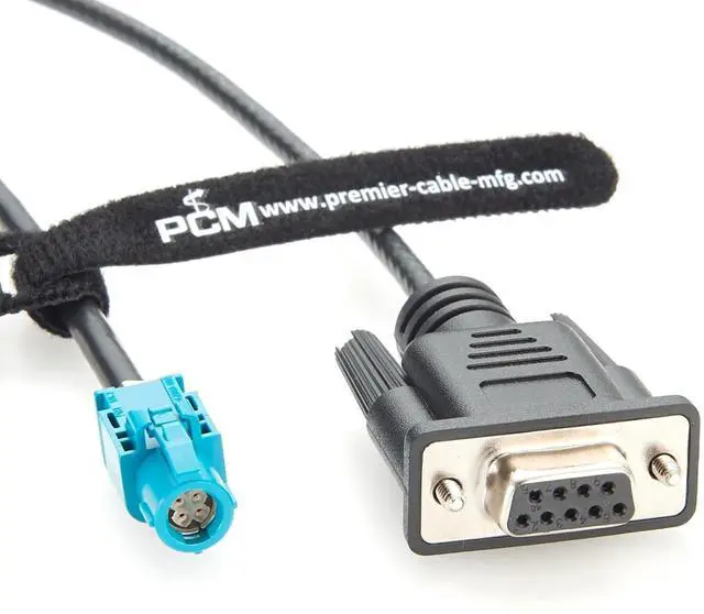 Main image of Rosenberger HSD Female to DB9 RS232 Female Automotive Ethernet Diagnostic Cable 4 Pin Z Code D4K10A-1D5A5-Z BroadR-Reach Network CAN Bus Test Cable Compatible Vector 05118 VNcable(0.62m)
