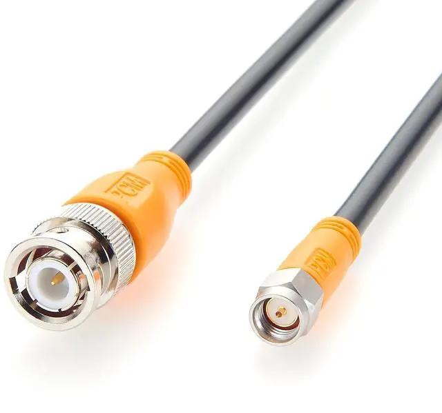 Main image of BNC to SMA Cable BNC Male to SMA Male RG58 Coaxial Cable 50 Ohm Low Loss RF Coax Jumper Cable for SDR Radio, Ham Radio, Antenna, Oscilloscope, RF Test Equipment (6FT)